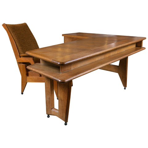 Guillerme et Chambron Desk and Chair