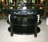 Large Oval French Style Center Table