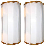 Pair of French Lucite Wall Lamps