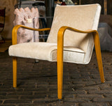 Pair of Mid-Century Wood Armchairs by Thonet