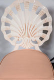 Set of Eight Shell Back Dining Chairs