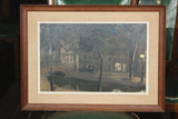 Signed Oil Painting of Amsterdam