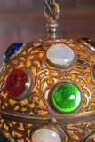Small Moroccan Copper Globe Light