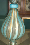 Tall Venetian Murano Glass Lamp