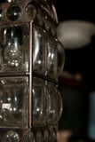 Two Italian Blown Glass Pendant Lights