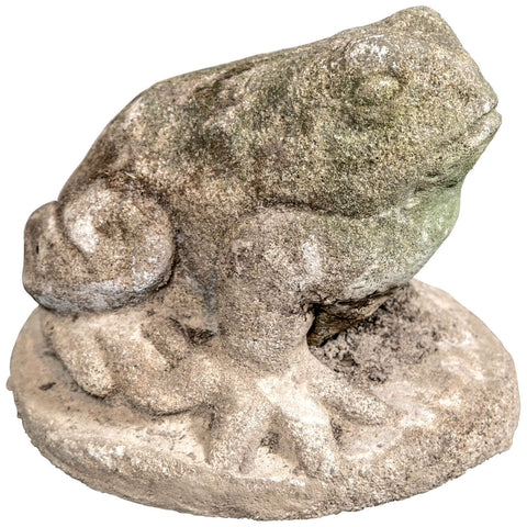 Cast Stone Frog, United States, 1940s