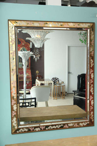 Large Colorprint Mirror from Eglomisé – The Bowdoin Store